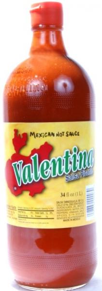 VALENTINA 'Salsa Picante' Maxican Hot Sauce 1000 ml Import USAVALENTINA